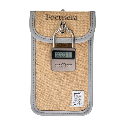 Focusera-Bag mit Zeitschloss gegen Ablenkung durch Smartphone: Kontrolle über Handysucht und weniger Bildschirmzeit – Digital Detox leicht gemacht